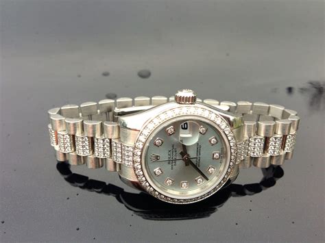 womens platinum rolex